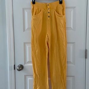 UO Yellow Lounge Pants